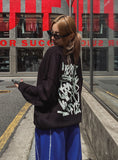 Reversal printed knitwear