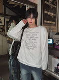 Rough See-through Layered Knit