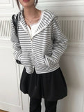 Board Stripe Color Matching Two-Way Hood Zip-Up