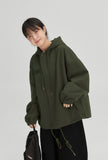 [BAONHAUS] Willit Street Boxy Hood Half Field Jacket