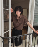 Jay Stripe Roll Up Short Sleeve Shirt