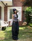 Earf Wave Shirred Nylon Pants