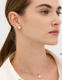 Penidor NEW Silver (Y) Earrings White Pearl
