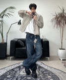 Derif Wrinkle Washed Denim Pants