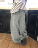 Jin Vintage Wide Denim Pants