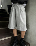 Cotton Pintuck Bermuda Training Pants