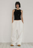 [with cup] EYELET ★ SLEEVELESS