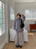 Denu Vintage Check Over Shirt