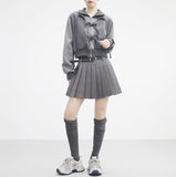 Bonnie Two Way Ribbon Zip-Up
