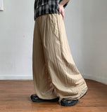 Shumed Nylon Banding Wide Pants