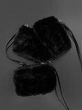 Strap Mini Fur Pouch