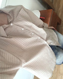 Matos Overfit Striped Shirt