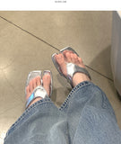 Tabi Glossy Flip-Flops Slippers Summer Holiday