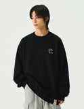 Small Line Bear Smile Sweatshirt