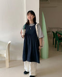 Misatsu Cotton Shirring Midi One Piece