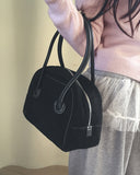 Hittite Suede Stitch Tote Shoulder Bag