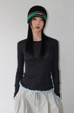 TENCEL FRILL SLEEVE T