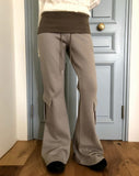 Lemo Brushed Cargo Bootcut Fold Pants