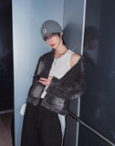 Darts Wrinkle Washing Denim Jacket