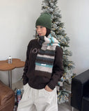 Reneil Wool Stripe Muffler