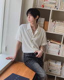 Robin Hairy Collared Short Sleeve Cardigan