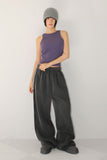 (Lining brushed) SIDE LINE PIGMENT PANTS