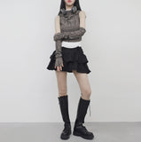 Tudin sleeveless hood (hand warmer set)