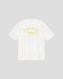 No.053 PARAGRAPH EMBROIDERED SCRIPT T SHIRT