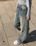 Rare Denim Washing Wide Pants
