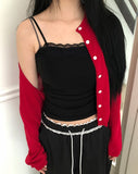 Yorin Lace Sleeveless Top with Built-in Cup