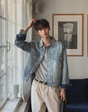 Debor Washed Denim Trucker Jacket