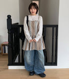 Fume Check Stripe Two Way Sleeveless Mini One Piece