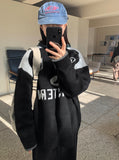 [unisex] Kaloff Sporty Lettering Over Knit