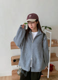 Rakoff two-way knit zip-up cardigan