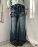 Kawil Washed Wide Denim Pants