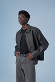 Overfit washed heritage jacket
