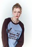 Cherry Cocktail Raglan Long Sleeve