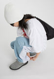 Color ribbed cotton beanie