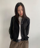 Skimbe Frill Hood Short Coat