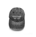 New York washed ball cap