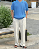 Cool Banding One Tuck Wide Slacks