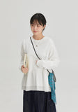 [BAONHAUS] Limud Frill Layered Long Sleeve Tee