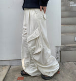 Daquilo Corduroy Cargo Wide Pants