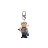 Fishing Bear acrylic Keyring