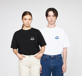 Spray Small Drawing Smile Short Sleeve Tee