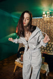 2 WAY CROP HOOD ZIPUP