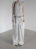 Airy Soft Scarf Sleeveless One Piece