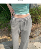Bootcut ver. Fold Mesh Fabric Banding Bootcut Pants