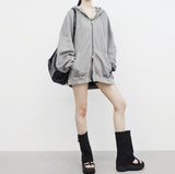 [NONCODE] (Unisex) Miffen Two-Way Washing Hood Zip Up