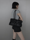 Bet Crack Leather Belt Shoulder Bag